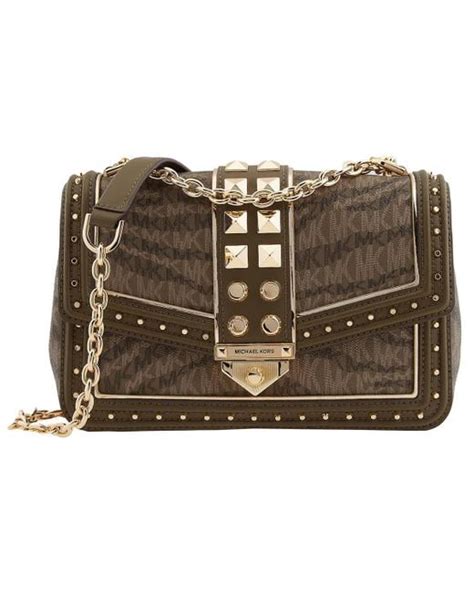 michael kors soho large animal print logo shoulder bag|michael kors soho shoulder bag.